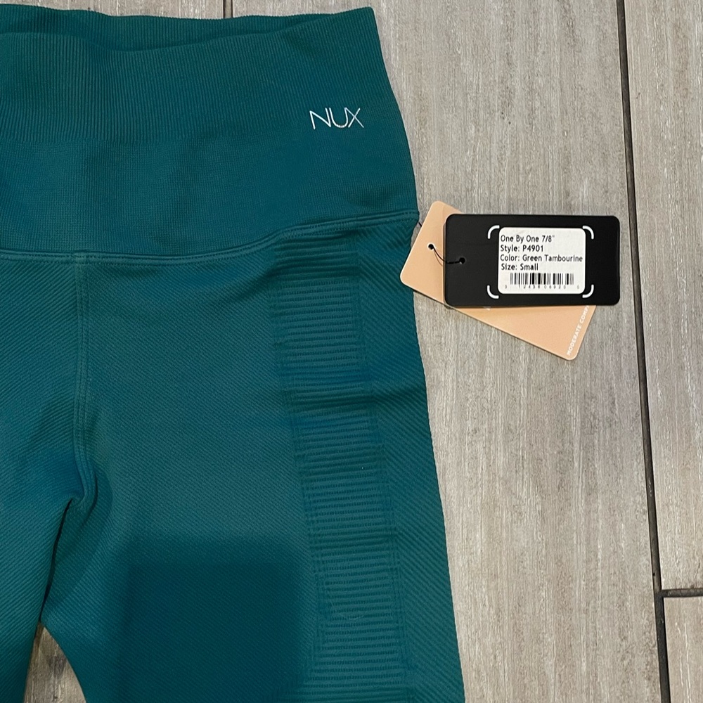 NUX One By One 7/8 Legging, NBW, green tambourine